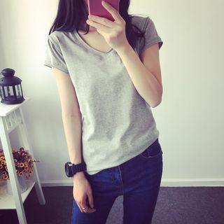 Short-sleeve Short-sleeve V-neck T-shirt