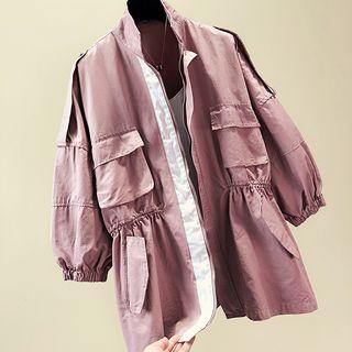 Puff-sleeve Utility Jacket