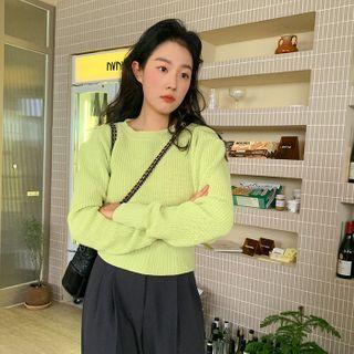 Round-neck Short Sweater