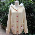 Super Sonico Rabbit Embroidered Cosplay Cardigan