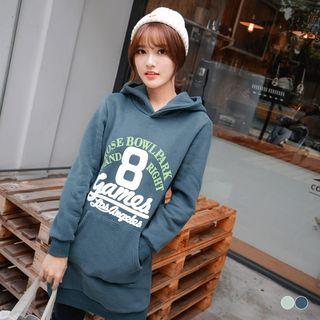 Grasphic Fleece Longline Hoodie