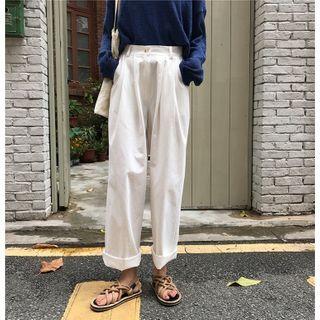 High-waist Straight Leg Loose Fit Pants