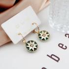 Stainless Steel Star Dangle Earring E9618 - One Size