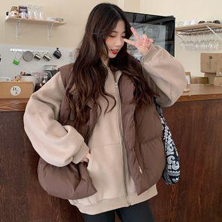 Padded Vest / Zip-up Hoodie