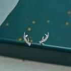 Antlers Stud Earring As Shown In Figure - One Size
