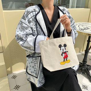 Open-front Piped Oversized Paisley Jacket