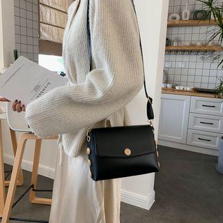 Disc Detail Crossbody Bag