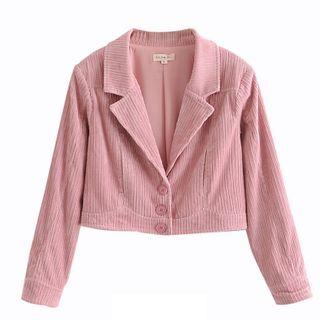 Corduroy Cropped Blazer