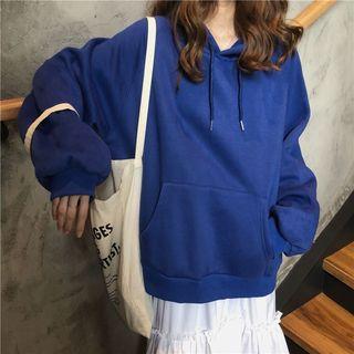 Midi Layered Skirt / Plain Hoodie