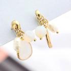 Freshwater Pearl & Bead Dangle Earring 1 Pair - One Size
