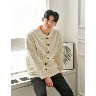 Collared Boxy Cardigan