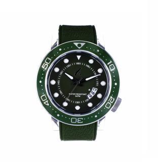 Water Resistant Strap Watch Green - One Size