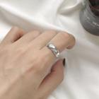 925 Sterling Silver Open Ring K420 - As Shown In Figure - One Size