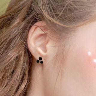 Acrylic Square Accent Earrings As Shown In Figure - One Size