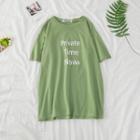 Frilled Chiffon Skirt Light Green - One Size