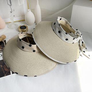 Dotted Trim Visor Hat