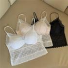 Mesh Panel Camisole Top / Blazer