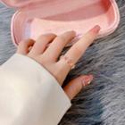 Alloy Star Open Ring J107rose - Gold - One Size