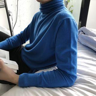 Couple Matching Long-sleeve Turtleneck Knit Top