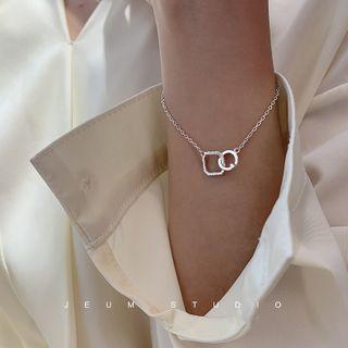 Geometric Bracelet 925 Silver - Bracelet - Geometric - One Size