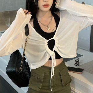 Light Jacket / Halter Crop Top