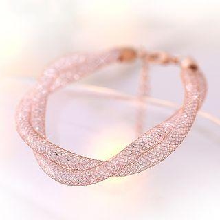 Braided Crystal Bracelet