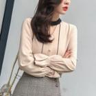 Cut-out Beaded Blouse
