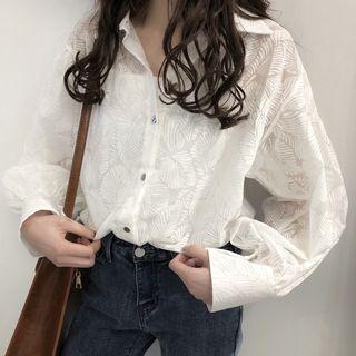 Leaf-print Shirt