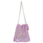 Oriental Crossbody Bag Light Purple & Pink - One Size