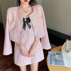 Tweed Sleeveless Dress / Jacket