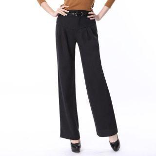 Wide-leg Pleated Pants