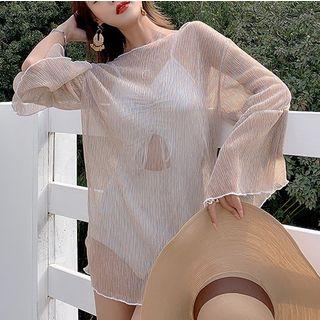 Set: Drawstring Swimsuit + Cover-up