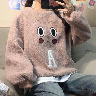 Cartoon Fleece Hoodie