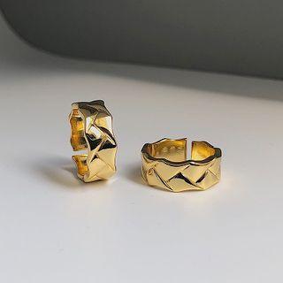Brass Open Ring Gold - 17mm