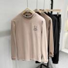 Mock Neck Bear T-shirt