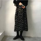 Flower-print Midi Skirt