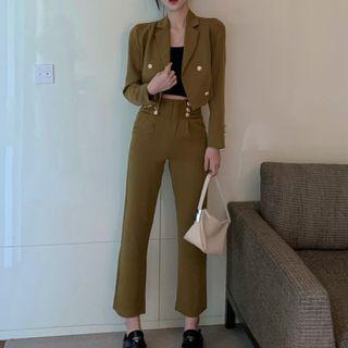 Double Breasted Jacket / Dress Pants