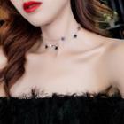 Alloy Star Layered Choker As Shown In Figure - One Size