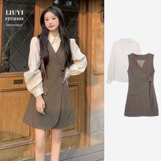 Plain Shirt / Mini Overall Dress (various Designs)