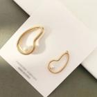 Mismatch Faux Pearl Ear Stud 1 Pair - As Shown In Figure - One Size