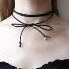 Layered Tie Choker As Shown In Figure - One Size
