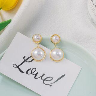 Faux Pearl Beaded Earrings Era081 - 01