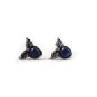 Heart Rhinestone Alloy Earring 1 Pair - Dark Blue - One Size