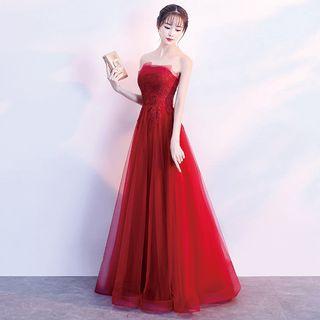 Tube A-line Evening Gown