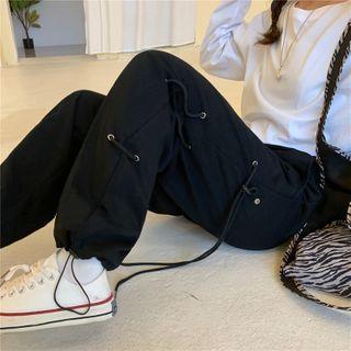 Plain Strappy Sweatpants