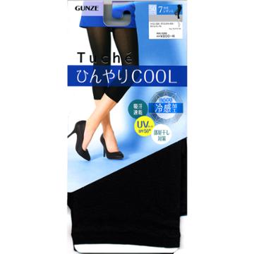 Gunze - Tuche Cool Uv Legging Spf 50+ (black) (tuf51a - M) 1 Pc