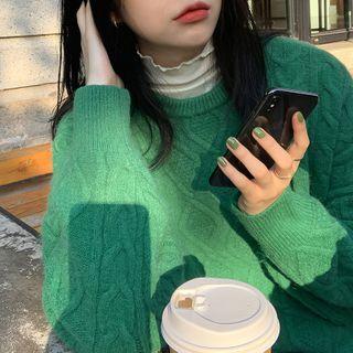 Lettuce Edge Turtleneck T-shirt