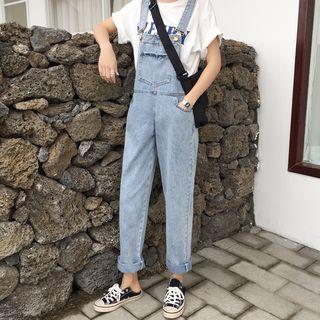 Roll Up Denim Playsuit