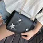 Faux-leather Star Mini Shoulder Bag