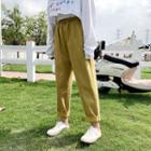 Band-waist Straight Leg Jeans